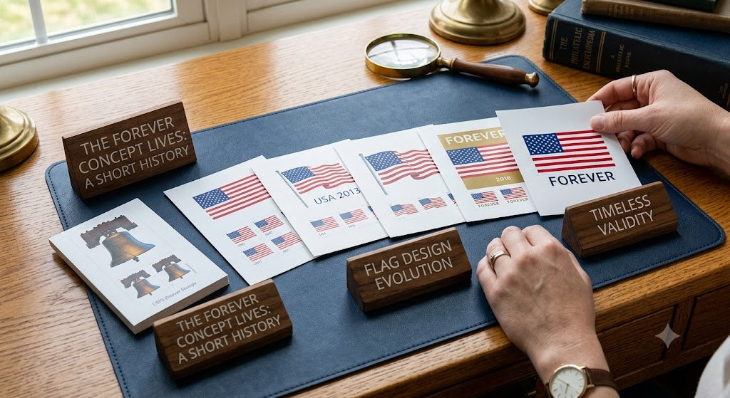 Collecting flag Forever Stamps