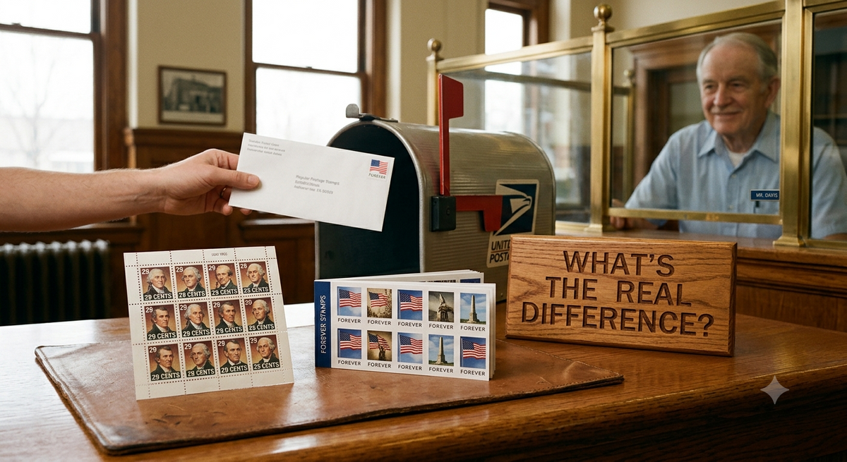 Forever Stamps vs first class stamps