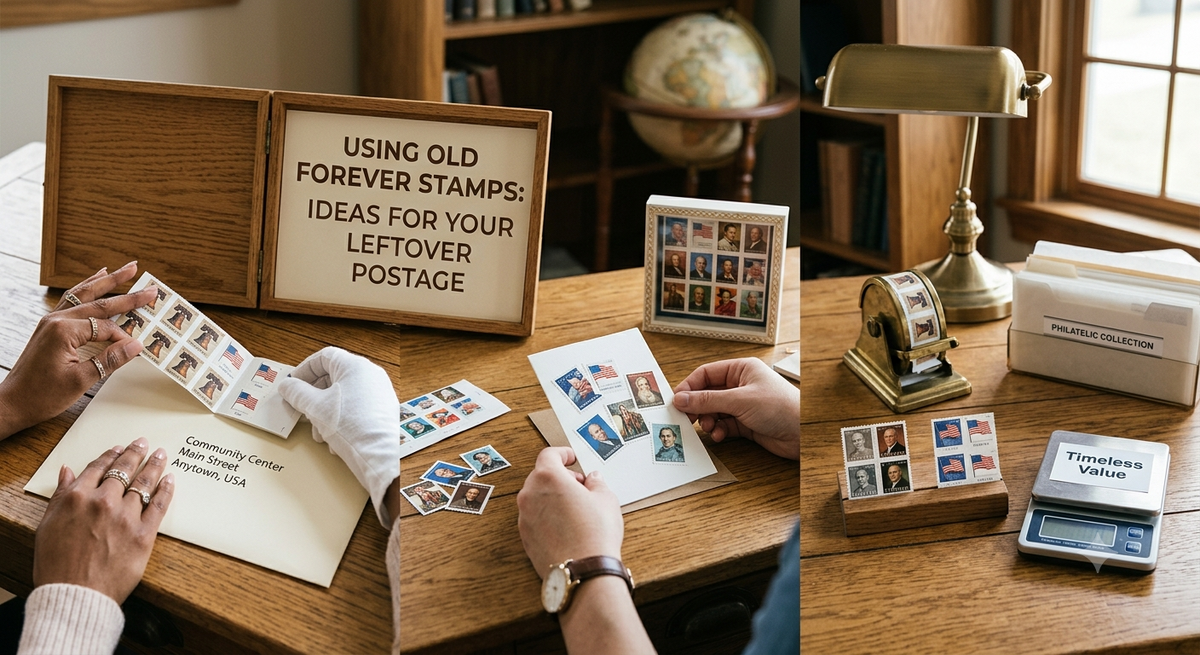 Creative uses for leftover stamps