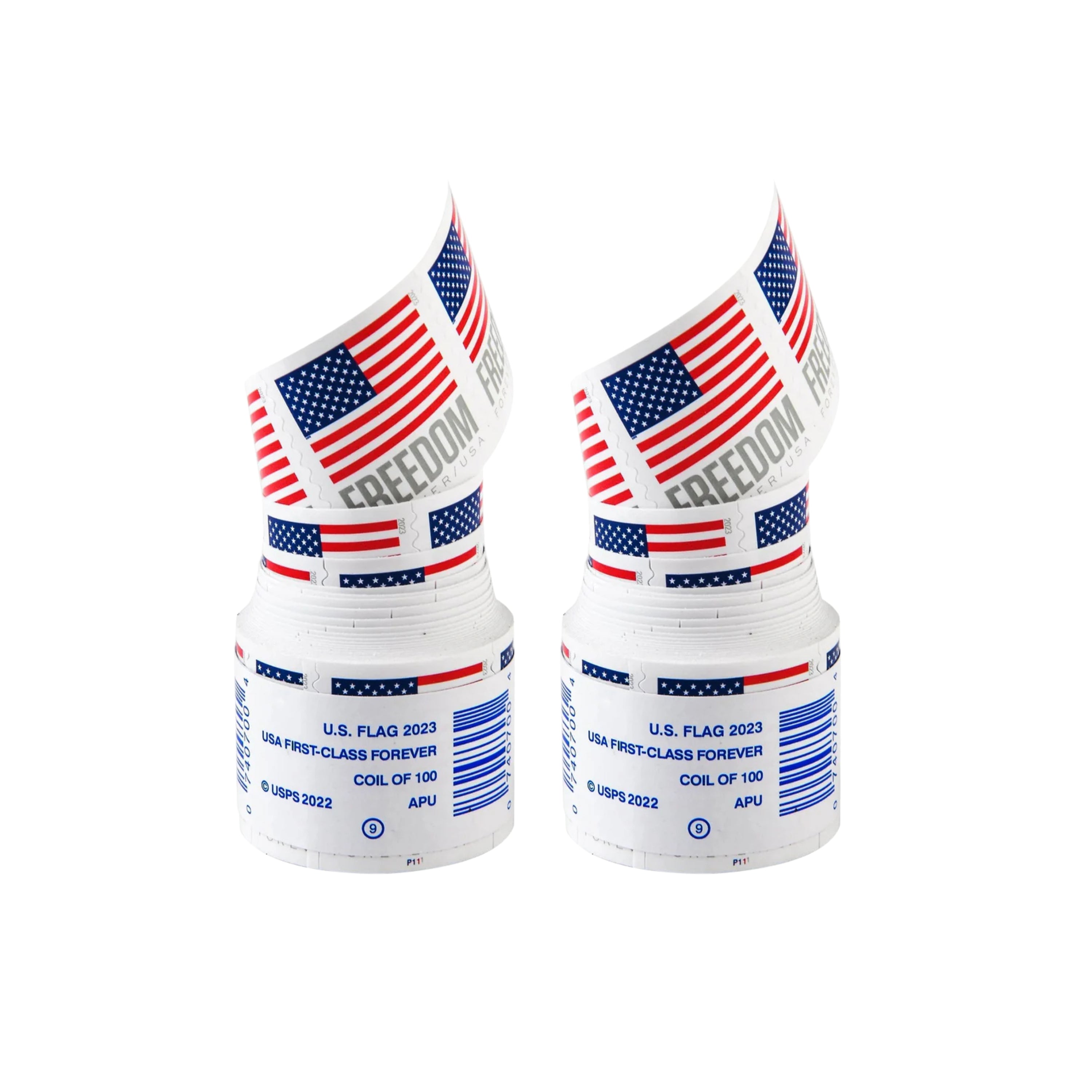 2023 USA Flag Forever Postage Stamps 2 coil