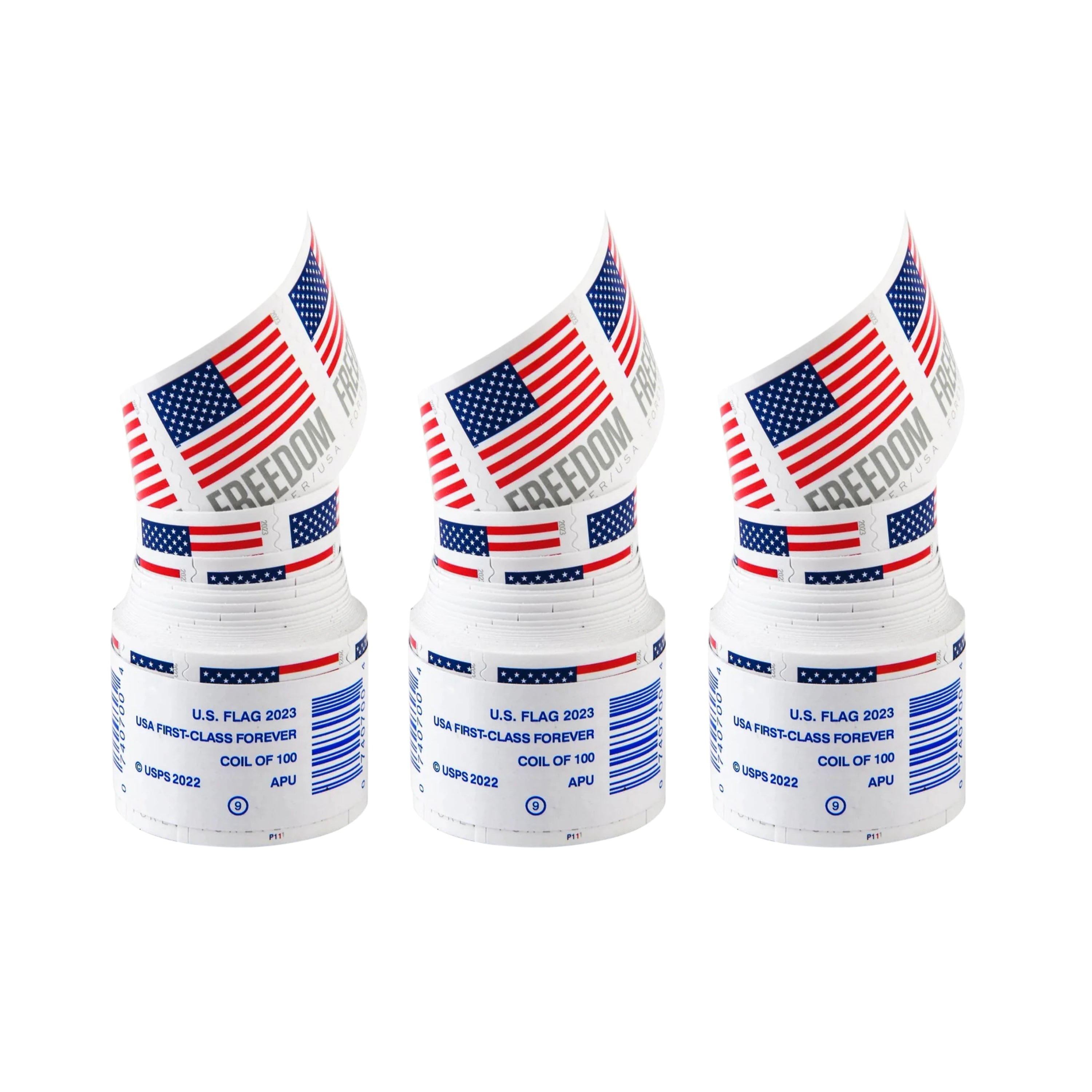 2023 USA Flag Forever Postage Stamps 3 coil